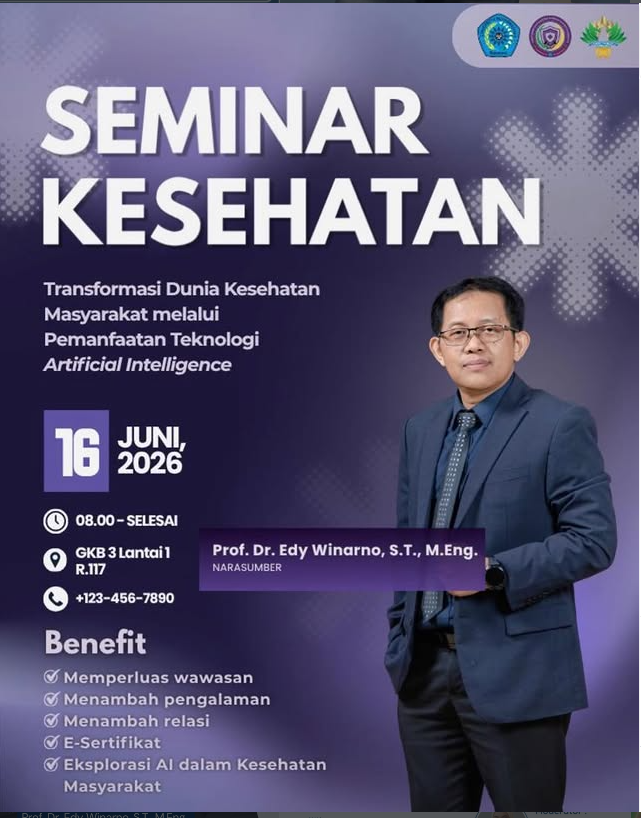 Seminar Kesehatan Bahas Transformasi Kesehatan Masyarakat melalui Pemanfaatan Artificial Intelligence