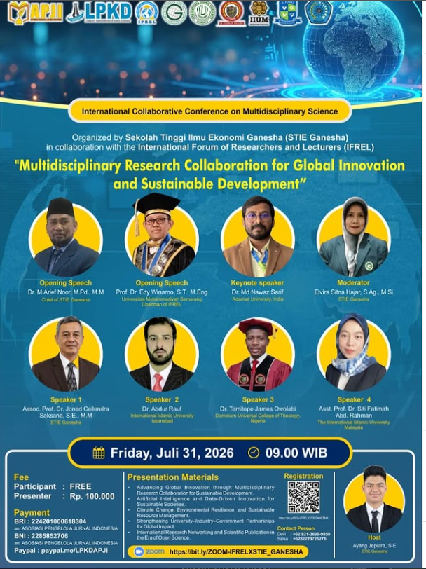 STIE Ganesha Gelar International Collaborative Conference on Multidisciplinary Science untuk Dorong Inovasi Global